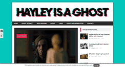Desktop Screenshot of hayleyisaghost.co.uk